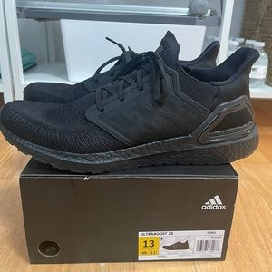 Adidas Ultraboost 20 Triple Black Men 13